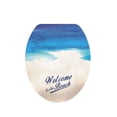 thumbnail image 1 of Injueey Sea Beach Impreso Etiqueta de la pared WC Pedestal Pan Cover Inodoro Taburete Inodoro Decoración del hogar 34 * 40 cm Juegos de accesorios de baño Injueey JJ6257-00, 1 of 5