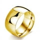 thumbnail image 1 of MANGOSKY-Anillo de titanio negro de 12mm de ancho para hombre y mujer, personalizado, grabado, 1 of 4