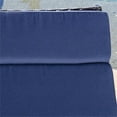 thumbnail image 3 of Noble House Salem 3-Piece Outdoor Metal Chaise Lounge Set in Brown and Navy Blue, 3 of 7