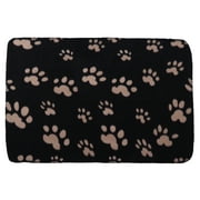 Dog Blanket Soft Plush Machine Washable Plush Pet Blanket for Small Pets Dogs CatsPaw Print L