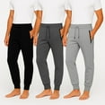 thumbnail image 2 of BenBen Mens Fleece Jogger Pants Sweatpants Ultra Comfort Super Soft - 3 Pack Size X-Large, 2 of 8