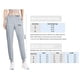 thumbnail image 3 of TFixol Pantalones de chándal para mujer, elásticos, de secado rápido, para yoga, correr, fitness, entrenamiento, informal, sólido, 3 of 8