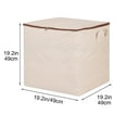 thumbnail image 4 of Xihbxyly Caja para Guardar Ropa, Organizador de Tela de Gran Capacidad, Cierre de Doble Cremallera con Asa Reforzada, Diseño Plegable Versátil para Uso Doméstico, Organización de Armarios, Solución p, 4 of 7