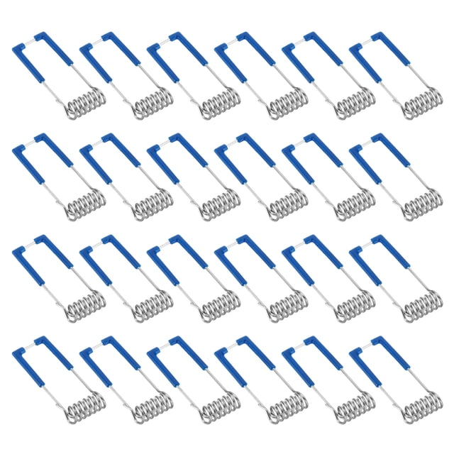 Unique Bargains 48x18mm Downlight Spring Clips 50 Pack Emitting Diode Recessed Lighting Accessories Securing Clamps Blue