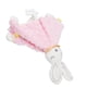 thumbnail image 5 of Manta de seguridad para bebé, suave y linda, sin tóxicos, conejito de peluche, toalla infantil, juguete para cuna, cochecito de bebé, color rosa, 5 of 14