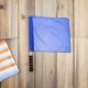 thumbnail image 1 of BALAHAPY 2Ud Bright Blue Referee Hand Flag for Field Training and Sports Signaling Outdoor Use, 1 of 8