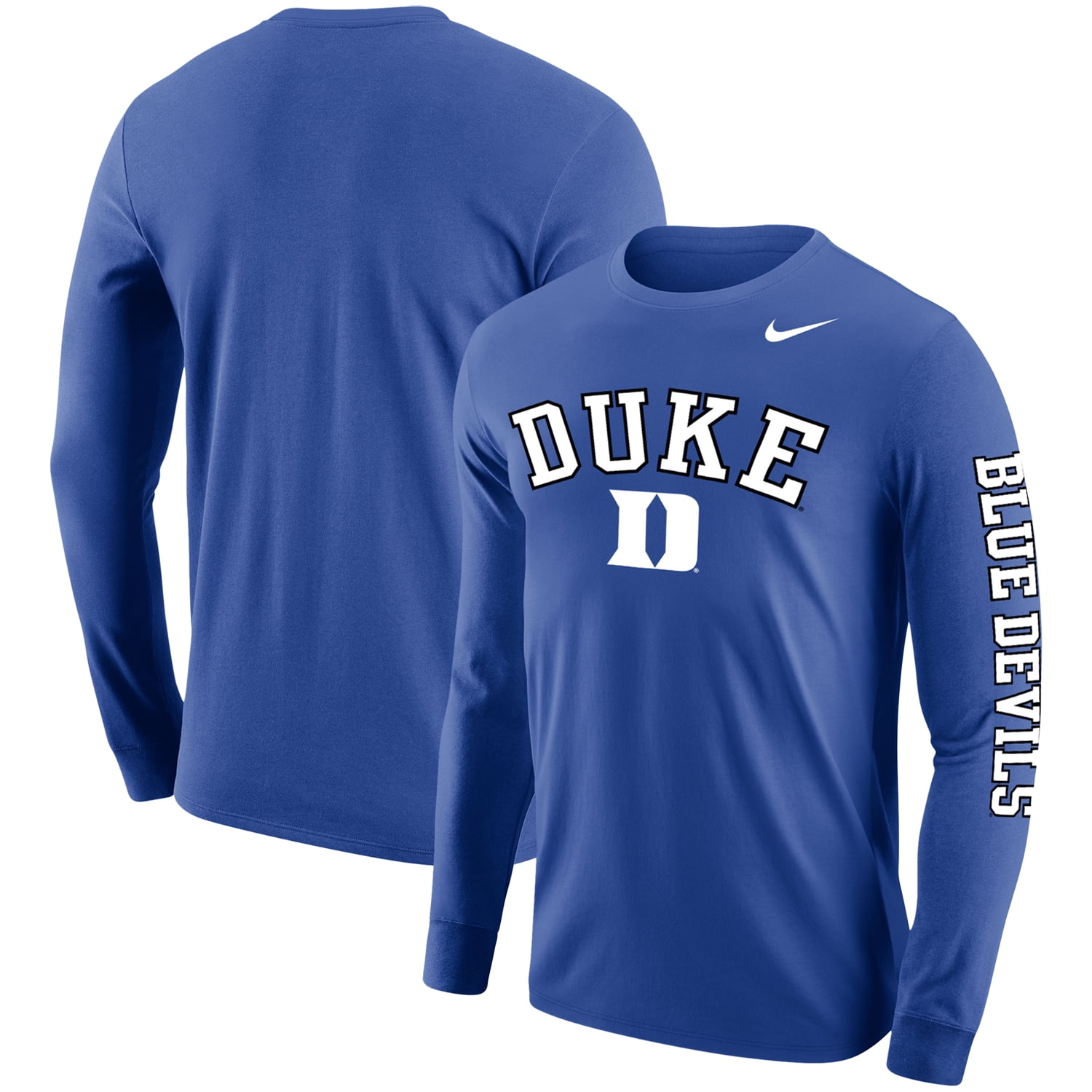 duke nike long sleeve shirt