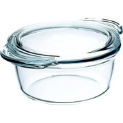 Simax Glass Casserole Dish with Lid Microwave & Oven Safe Glass Bakeware, 3 Quarts