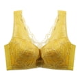 thumbnail image 2 of HXWCHs Women's Supportive Underwire Bra with Comfort Back Design for Enhanced Shape and All-Day Wear M Yellow, 2 of 4