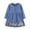 Blue, variant on MEZZALL Girls Cartoon Dress Sundress Applique Party Dress Sundress Casual Jesey Cotton Long Sleeved, Dark Blue, 5-6 Years