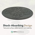 thumbnail image 5 of TierraVerde 4 Pack 18" x 18" Butterfly Round Decorative Outdoor Stepping Stones, Grey, 5 of 9