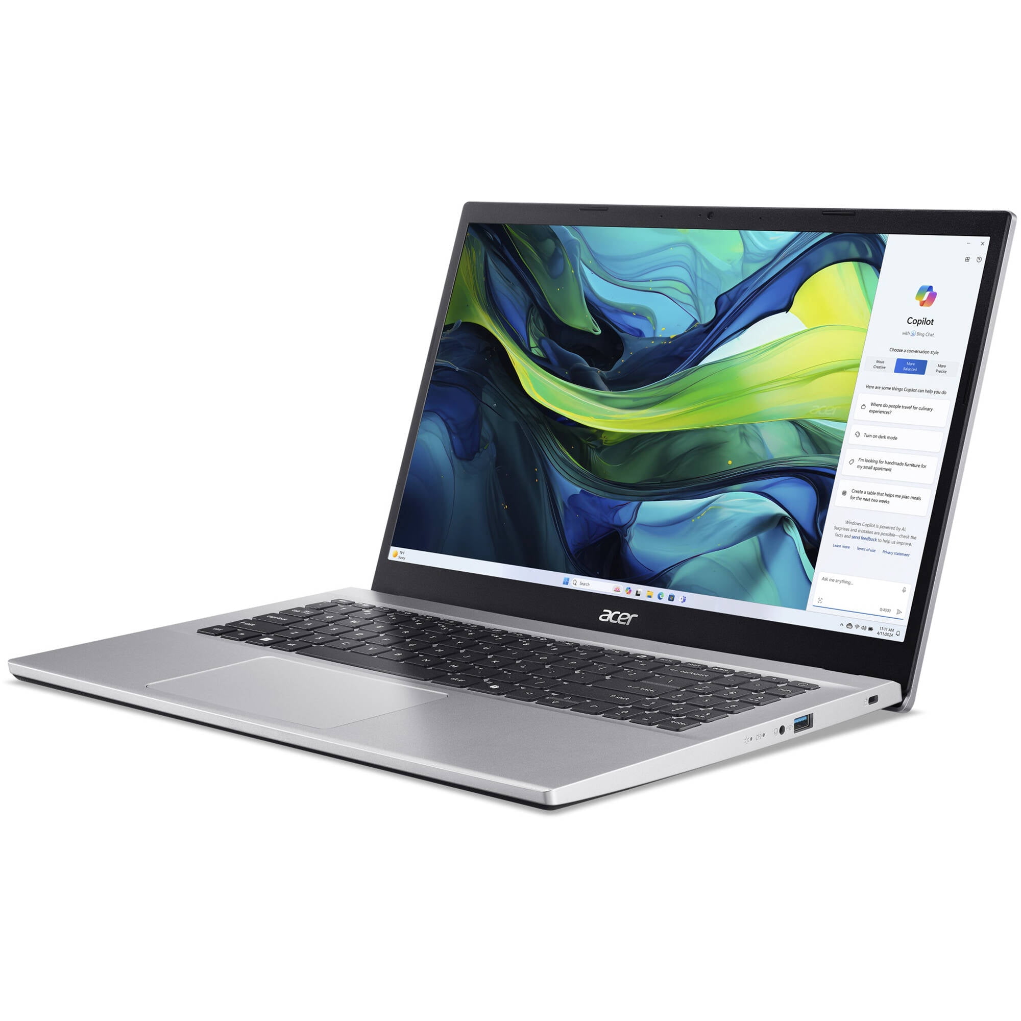 Acer Aspire Go 15.6" FHD Laptop, AMD Ryzen 7 7730U, 32GB RAM, 1TB SSD, Windows 11 Home