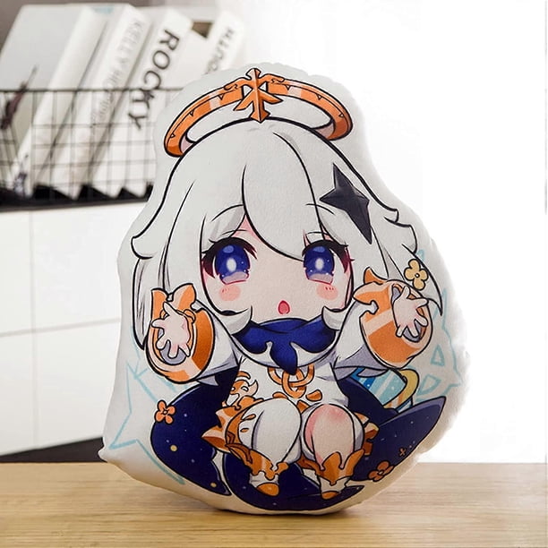 Genshin Impact Plush Pillow Toys, Toy Pillow Soft Cartoon Dolls Sofa Cushion Hugging Pillow, Cosplay Anime Game Characters Pillow and Collection and G
