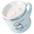 thumbnail image 4 of Taza de dibujos animados para niños pequeños, resistente taza de agua de acero inoxidable con pajita y aislamiento térmico., 4 of 7