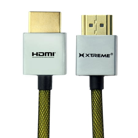 Xtreme 6ft Premium Metal Mesh Braided 2.0 HDMI Cable Xtreme 6ft Premium Metal Mesh Braided 2.0 HDMI Cable