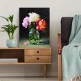 thumbnail image 5 of Peony Still Life Oil Painting Canvas Print Wall Art for Living Room Office Hotel Entryway, 5 of 8