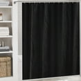 thumbnail image 5 of Shangniulu Black Shower Curtain, Shower Curtains for Bathroom, Waterproof Shower Curtains Comes with Hooks, 5 of 6
