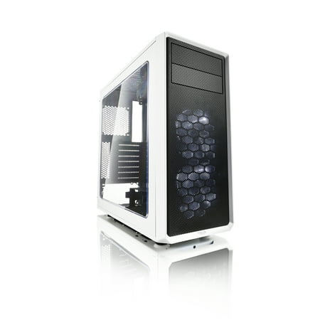 Fractal Design FD-CA-Focus-WT-W ATX Mid Tower Computer (Best Mid Tower Case For Air Cooling)