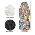 thumbnail image 5 of Binienty Hippie Daisy Car Seat Covers Set of 2 Automobile Seat Cover Protector Car Accessories Interior Decor Non-Slip Seat Cover Cushion Pad Mat for Men Women Fit for Car, Truck or SUVs, 5 of 7