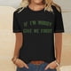 thumbnail image 2 of Tops Cortos para Mujeres, Cuello Redondo Manga Corta Impresa Camiseta, Moda Casual Estiramiento Poliéster Superior, 2 of 4