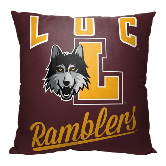 The Northwest Group  Loyola Chicago Ramblers 18" x 18" Alumni Pillow