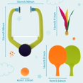 thumbnail image 4 of Entraîneur de Tennis de Table Suspendu Intérieur pour Enfants, 6 Balles, 4 of 11