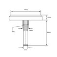 thumbnail image 4 of Termómetro para barbacoa, termómetro para horno, termómetro para parrilla bimetálico de acero inoxidable, termómetro para parrilla, termómetro para barbacoa al aire libre, termómetro analógico digital, 4 of 5