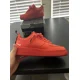 thumbnail image 3 of Ni - ke Ni - ke Air Force 1 07 LV8 Overbranding AJ7747-800 Mens US 9.5 Sneakers Team Orange, 3 of 5