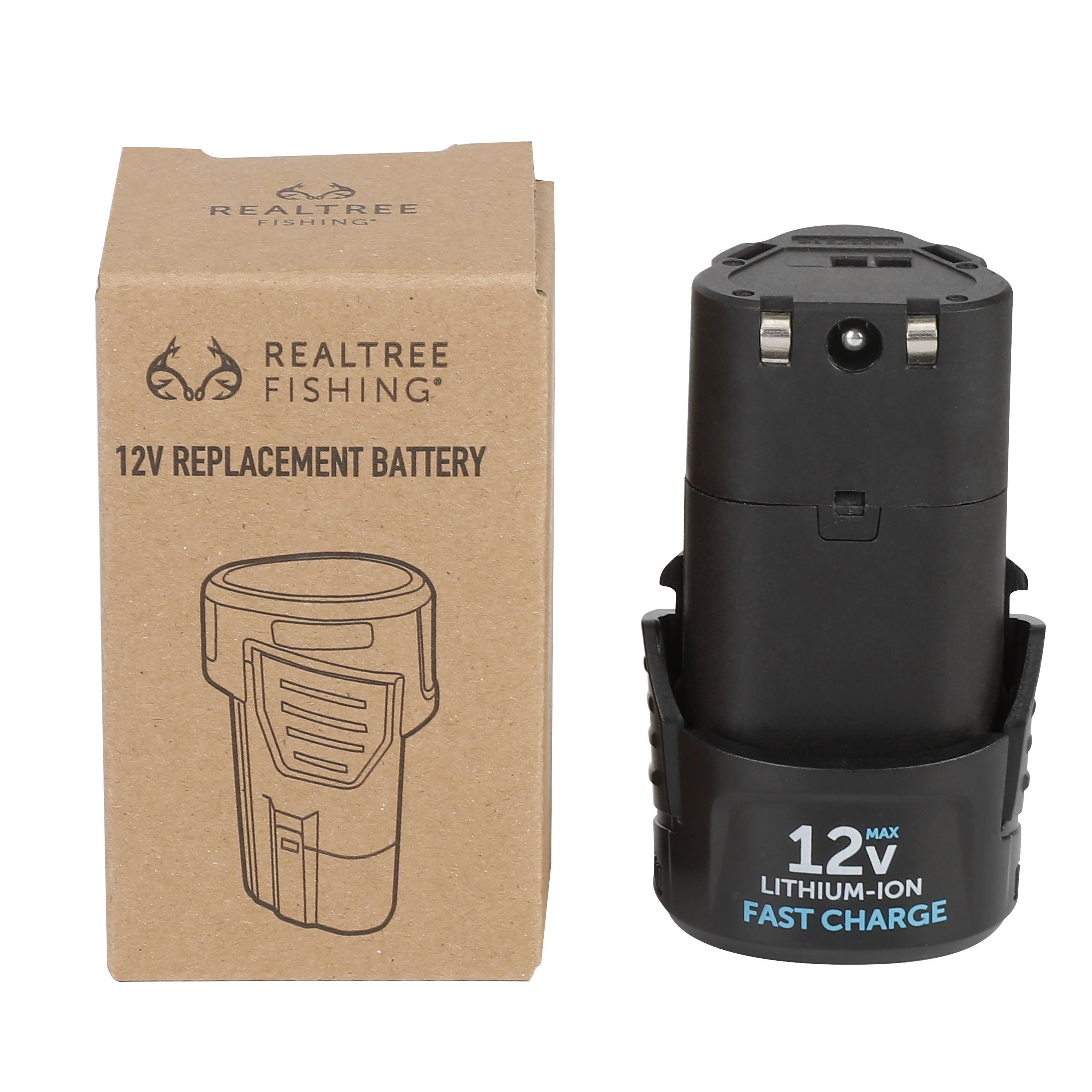 RealTree 12V Fillet Knife Replacement Battery, 2000mAh Rechargeable Power Pack