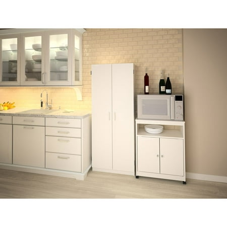 Double Pantry & Microwave Cart Value Bundle (Best Value Kitchen Cabinets)