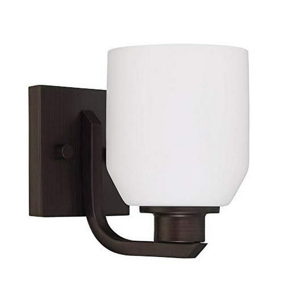 Sunset 1-Light Quartz Wall Sconce with Opal Glass F19031-64