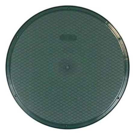 20" Septic Riser Cover - Heavy Duty Flat Lid - Watertight & Airtight - UV Protected - Green