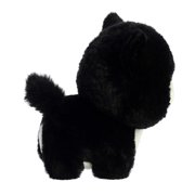 Aurora 7 in. Playful Teddy Pets Tuxedo Cat Unique Design Endless Play Stuffed Animal Plush Toy, Black