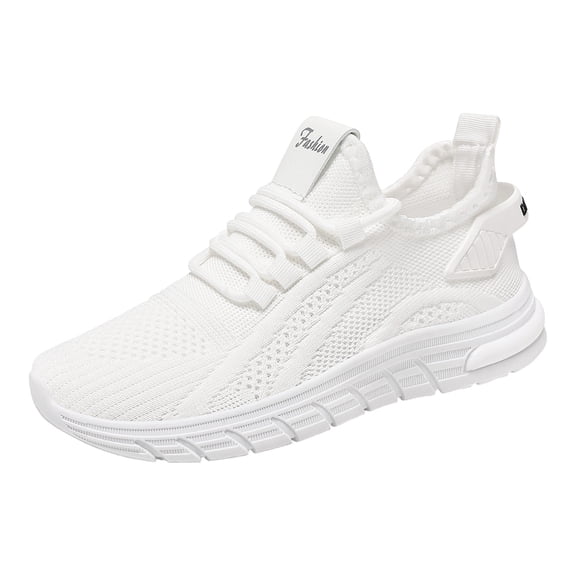 Domzle Wide Toe Box Shoes Women 2026 Slip on Sneakers with Arch Support Extra Wide Width Comfort Walking Shoes Tennis Gym Shoes White 38