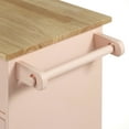 thumbnail image 6 of TMS Lima Kitchen Cart, Blush Pink, 6 of 9