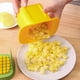 thumbnail image 4 of Artefacto de dados de cebolla, dispositivo de dados para patatas fritas, dados de zanahoria, dados de jamón, herramienta para dados de patata y pepino para el hogar (1 paquete, amarillo) ER, 4 of 4
