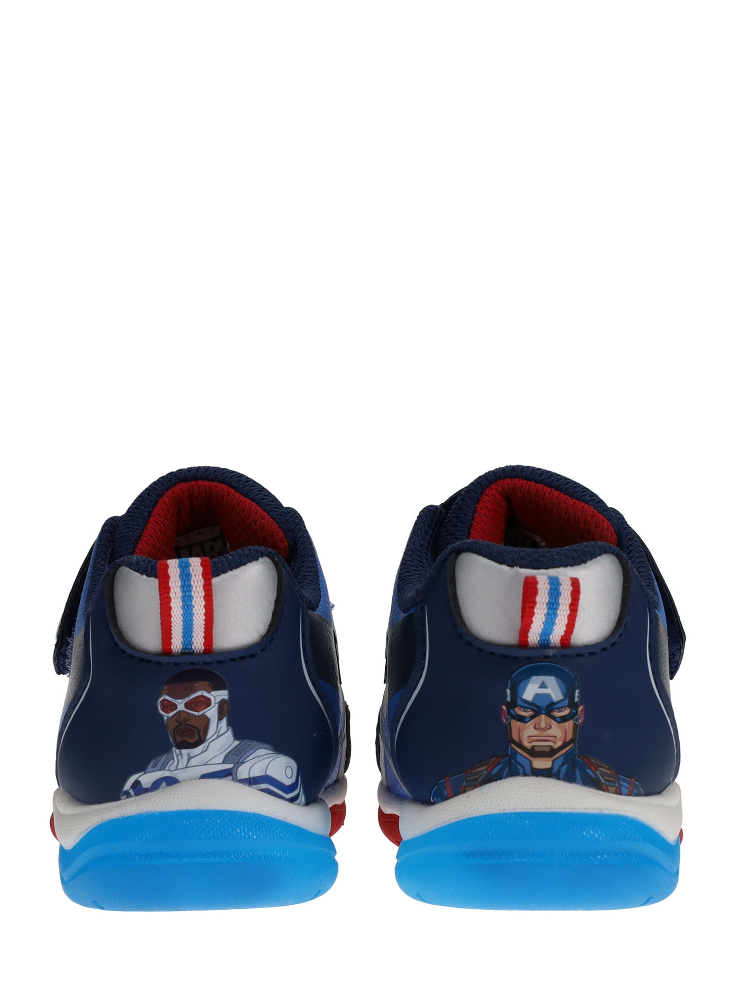 Marvel Captain America Toddler Boys Light-up Athletic Sneaker with On/Off Switch
