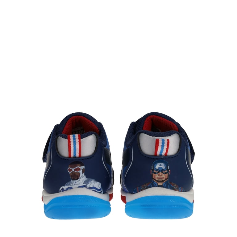 Marvel Captain America Toddler Boys Light-up Athletic Sneaker with