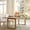 Brown Wood, variant on Natural Oak 66-Inch Dining Table for 4-6 People, Modern Mid-Century Kitchen Table with Solid Wood Legs