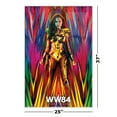 thumbnail image 3 of Wonder Woman 1984 - Framed Movie Poster (Teaser - Disco Style) (Size: 24" X 36") (Shiny White Aluminum Frame), 3 of 6