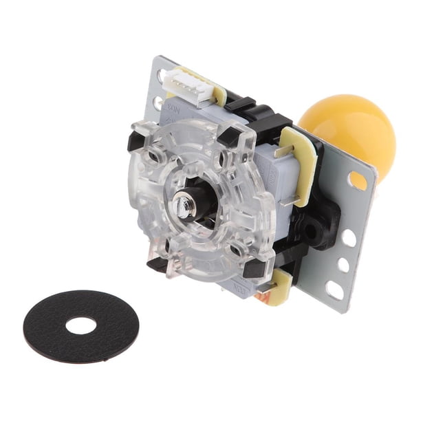 de juego de arcade Videojuego PC Fight Stick 35mm Ball Yellow Amarillo Zulema Rocker Game Machine