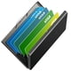 thumbnail image 2 of Tarjetero de acero inoxidable con 6 ranuras para tarjetas, caja para tarjetas de crédito bancarias, tarjetero de metal, caja para tarjetas, 2 of 6