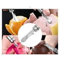 thumbnail image 6 of Xecvkr Stainless Steel Citrus Peeler and Zester Tool, Pomelo Orange Grapefruit Knife for Peeling and Coring, Fruit Prep Kitchen Utensil, 17.3x2cm, 1 Piece, 6 of 8