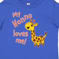 thumbnail image 4 of Inktastic My Nonno Loves Me Cute Giraffe Boys or Girls Baby T-Shirt, 4 of 5