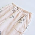 thumbnail image 4 of 2024! ZVNAΖH Womens Plush Warm Pajama Pants, Fluffy Soft Fleece Sleep Pant, Cute Rabbit Print Lounge Jogger Pants Home Pants, 4 of 9