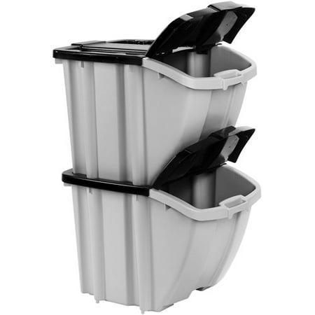 bins recycling suncast bin stacking walmart value pack vbestreviews