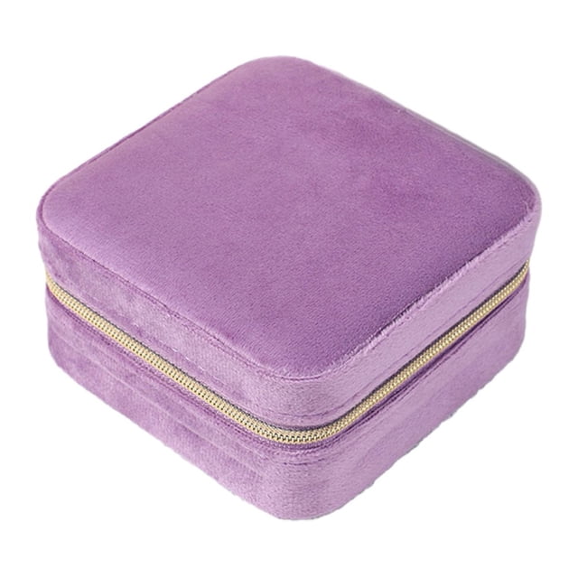 Necklace Jewelry Box Item Storage Soft Lining Convenient Earrings Necklace Ring Storage Box Jewelry Container