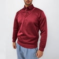 thumbnail image 3 of pstuiky camisas de manga larga para hombre, Blusa informal de manga larga con cuello vuelto para hombre, color liso camisetas de hombre xxxxl, 3 of 3