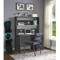 thumbnail image 2 of ACME Cargo Desk & Hutch in Gunmetal, 2 of 5