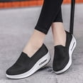 thumbnail image 2 of Mocasines casuales para mujer Zapatos planos cómodos para correr acolchados para deportes al aire libre JShteea El nuevo, 2 of 6